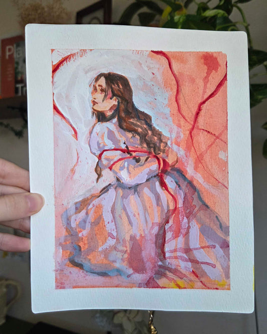 Shibari Gouache Illustration (Original)