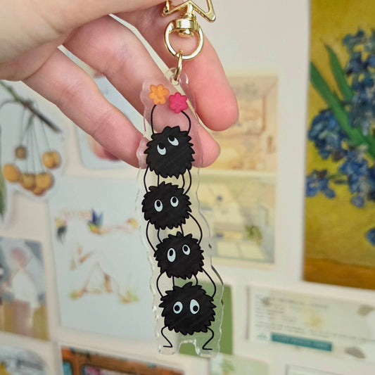Soot Sprite Acrylic Keychain