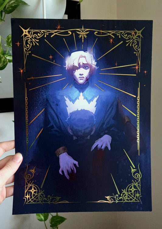 (B-GRADE) Kings Rising Gold Foil Print