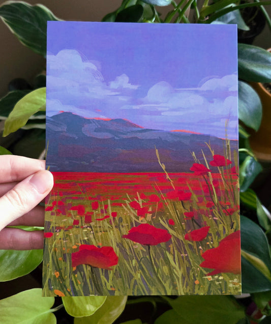 Poppy Fields Print