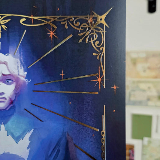 (B-GRADE) Kings Rising Gold Foil Print