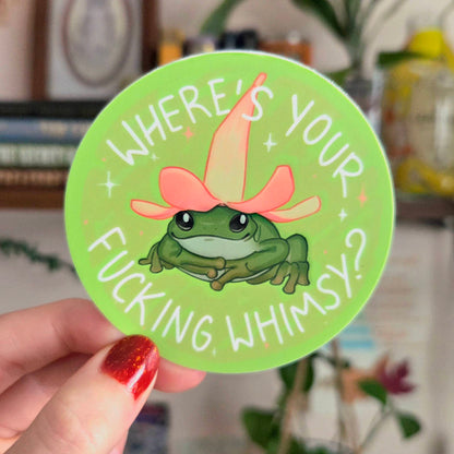Whimsy Frog Sticker