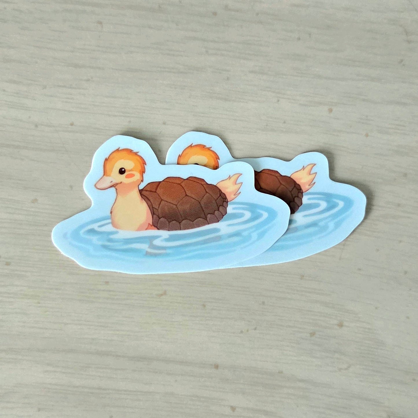Turtle Duck Sticker