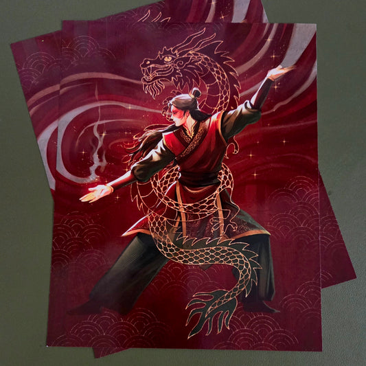 Glossy Firelord Zuko Print