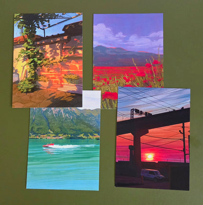 (4) Plein Air Prints - Combo Pack