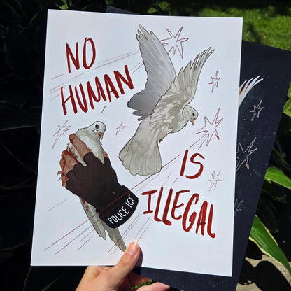 No Human Is Illegal — Prints for Fundraising