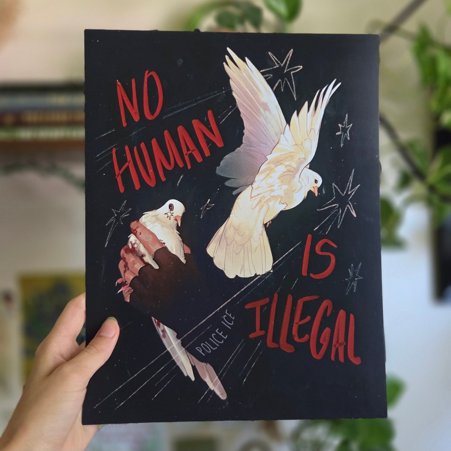 No Human Is Illegal — Prints for Fundraising