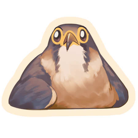 Mini Bird Loaf Sticker