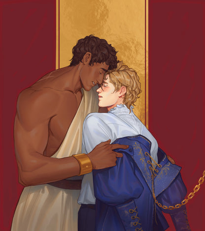 (B-GRADE) Captive Prince(s) Gold Foil Print