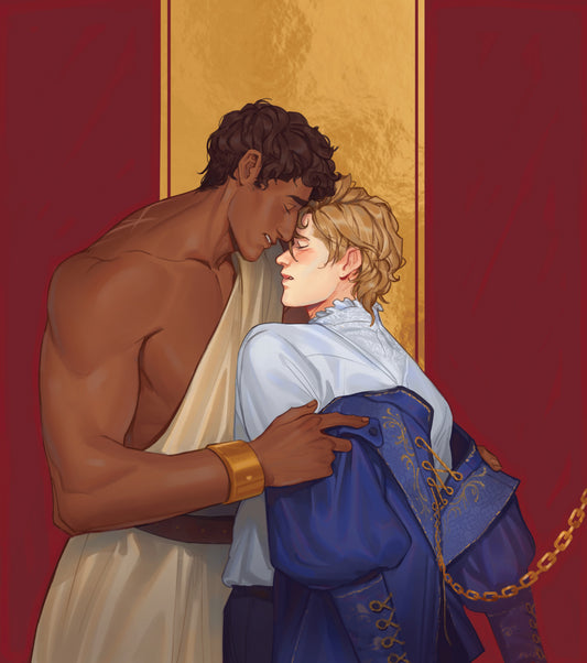 (B-GRADE) Captive Prince(s) Gold Foil Print