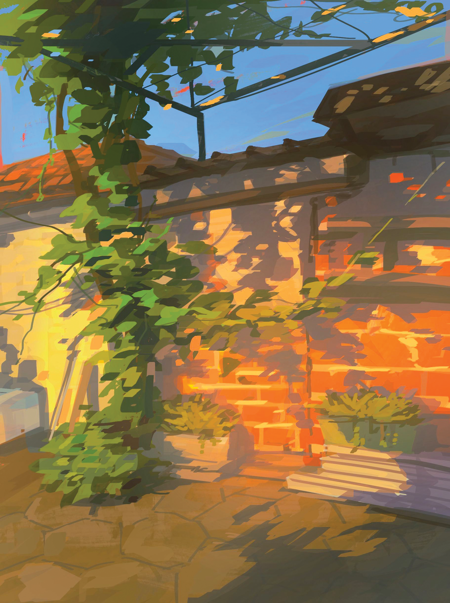 Bulgarian Grapevine Print