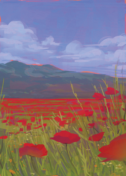Poppy Fields Print