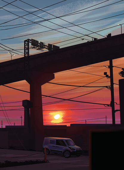 Savannah Sunset Print