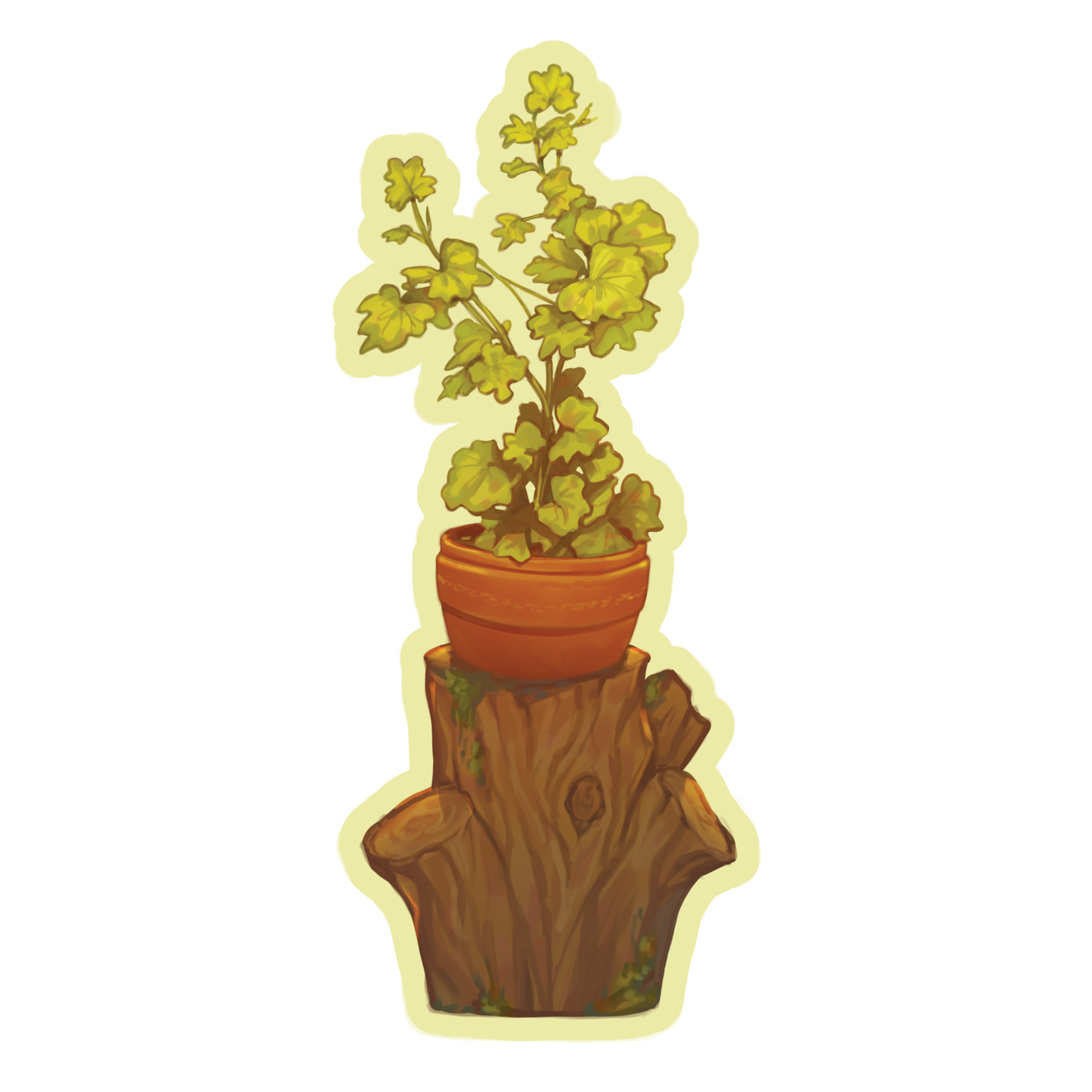 Tree Stump Sticker